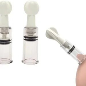 2Pcs Nipple Sucker Cupping Set Therapy, Nipple Inversion Lactation Manual Magnet Massage Tool Relaxation Pain Relief, 6 Sizes (2.9cm)